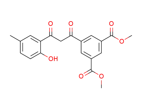 dimethyl 5-[3-(2-hydroxy-5-methylphenyl)-3-oxopropanoyl]isophthalate