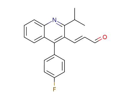(E)-3-<4-(4-fluorophenyl)-2-(1-methylethyl)-3-quinolinyl>-2-propenal