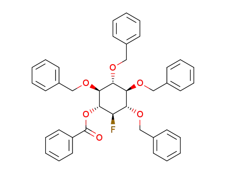 DL-2-O-Benzoyl-3,4,5,6-tetra-O-benzyl-1-deoxy-1-fluoro-scyllo-inositol