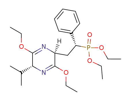 (2S,5R,2'R)-3,6-diethoxy-2-[2'-(diethoxyphosphoryl)-2'-phenylethyl]-2,5-dihydro-5-isopropylpyrazine