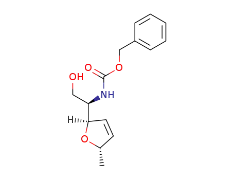 2,5-anhydro-1,3,4,6-tetradeoxy-6-<<(phenylmethoxy)carbonyl>amino>-D-xylo-hept-3-enitol