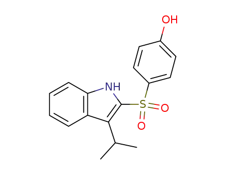 Phenol, 4-[[3-(1-methylethyl)-1H-indol-2-yl]sulfonyl]-