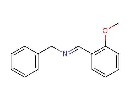 Molecular Structure of 119405-95-7 (Benzenemethanamine, N-[(2-methoxyphenyl)methylene]-)