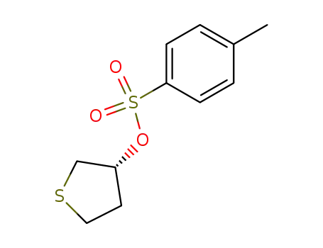 Molecular Structure of 120735-09-3 (Thiophene-3-ol, tetrahydro-, 4-methylbenzenesulfonate, (R)-)