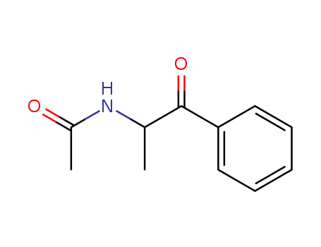 Molecular Structure of 16735-28-7 (N-(1-methyl-2-oxo-2-phenylethyl)acetamide)