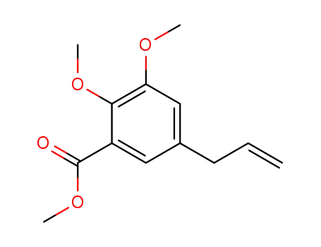 2,3-dimethoxy-5-(2-propenyl)benzoic acid, methyl ester