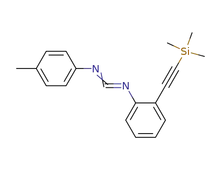Benzenamine,
N-[(4-methylphenyl)carbonimidoyl]-2-[(trimethylsilyl)ethynyl]-