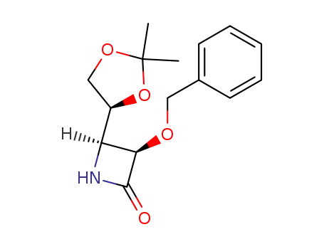(3R,4S)-3-(Benzyloxy)-4-<(S)-2,2-dimethyl-1,3-dioxolan-4-yl>azetidin-2-one