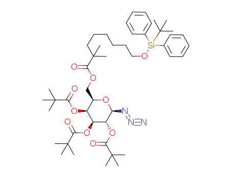 2,3,4-tri-O-pivaloyl-6-O-[2,2-dimethyl-8-(tert-butyldiphenylsilyloxy)-octanoyl]-β-D-galactopyranosyl azide
