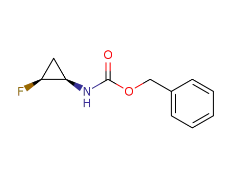 benzyl N-<(1R*,2S*)-2-fluorocyclopropyl>carbamate