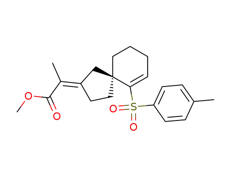2-[(S)-6-(Toluene-4-sulfonyl)-spiro[4.5]dec-6-en-(2E)-ylidene]-propionic acid methyl ester