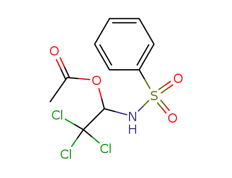 N-(1-Acetoxy-2,2,2-trichloroethyl)benzenesulfonamide