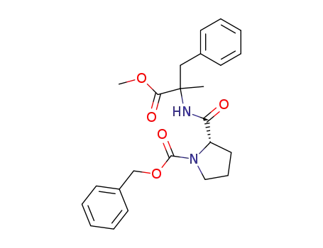 Phenylalanine, a-methyl-N-[1-[(phenylmethoxy)carbonyl]-L-prolyl]-,
methyl ester
