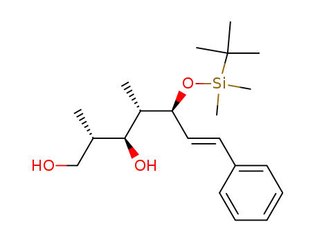 6-Heptene-1,3-diol,
5-[[(1,1-dimethylethyl)dimethylsilyl]oxy]-2,4-dimethyl-7-phenyl-,
(2S,3S,4S,5S,6E)-
