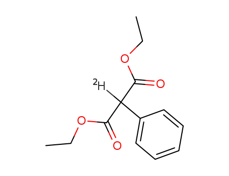 Molecular Structure of 300537-13-7 (Diethyl [α-2H]phenylmalonate)