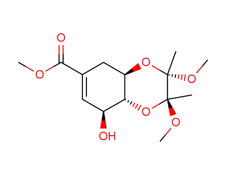 (2S,3S,4aR,8S,8aR)-methyl 8-hydroxy-2,3-dimethoxy-2,3-dimethyl-2,3,4a,5,8,8a-hexahydrobenzo[b][1,4]dioxine-6-carboxylate