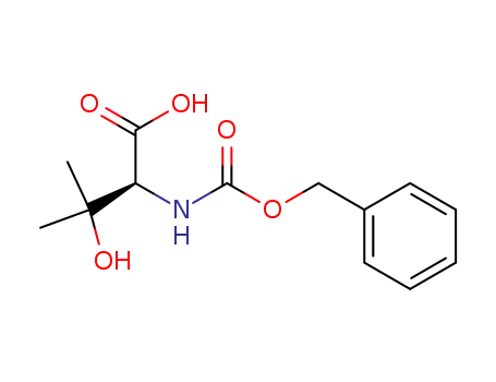 Molecular Structure of 112110-89-1 (L-Valine, 3-hydroxy-N-[(phenylmethoxy)carbonyl]-)