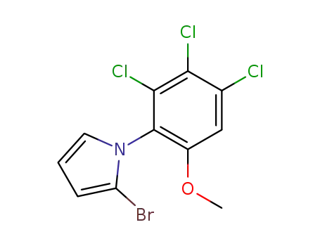 2-bromo-1-(2,3,4-trichloro-6-methoxyphenyl)-1H-pyrrole