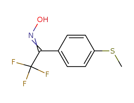 Ethanone, 2,2,2-trifluoro-1-[4-(methylthio)phenyl]-, oxime