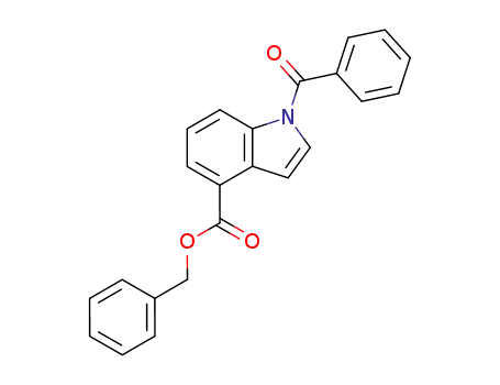 benzyl 1-benzoylindole-4-carboxylate