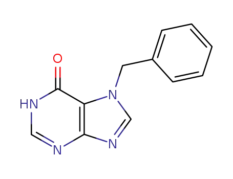 Molecular Structure of 6991-06-6 (7-benzyl-3,7-dihydro-6H-purin-6-one)