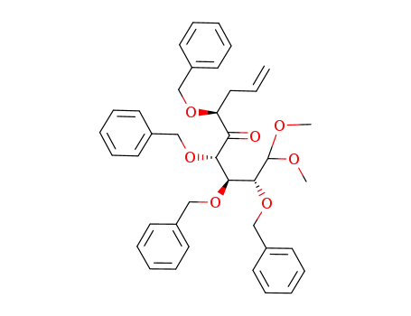 (4S,6S,7R,8R)-4,6,7,8-Tetrakis-benzyloxy-9,9-dimethoxy-non-1-en-5-one
