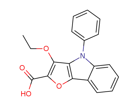3-Ethoxy-4-phenyl-4H-furo[3,2-b]indole-2-carboxylic acid