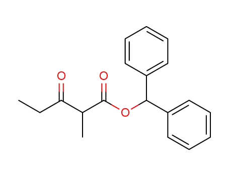 Diphenylmethyl 2-methyl-3-oxopentanoate