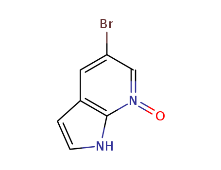 1H-Pyrrolo[2,3-b]pyridine, 5-bromo-, 7-oxide