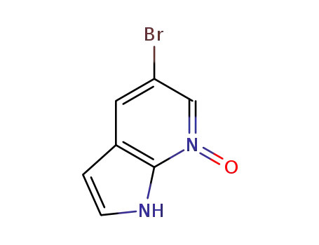 Molecular Structure of 1092580-91-0 (1H-Pyrrolo[2,3-b]pyridine, 5-bromo-, 7-oxide)