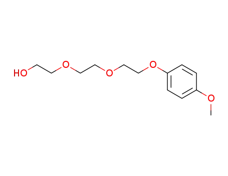 Molecular Structure of 167567-16-0 (2-[2-[2-(4-methoxyphenoxy)ethoxy]ethoxy]ethanol)