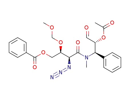 Butanamide,
N-[(1R,2R)-2-(acetyloxy)-3-oxo-1-phenylpropyl]-2-azido-4-(benzoyloxy)-
3-(methoxymethoxy)-N-methyl-, (2S,3S)-