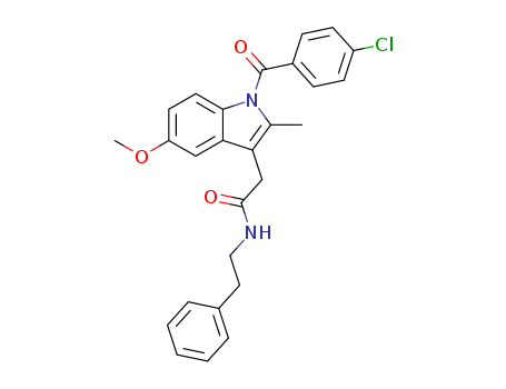 N-(2-PHENYLETHYL)-INDOMETHACIN AMIDE