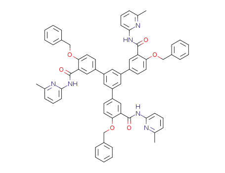1,3,5-tris[4-benzyloxy-3-(N-(6-methyl-2-pyridyl)carbamoyl)phenyl]benzene