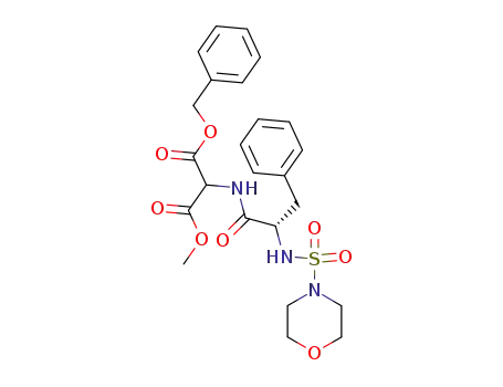 2-[(S)-2-(Morpholine-4-sulfonylamino)-3-phenyl-propionylamino]-malonic acid benzyl ester methyl ester