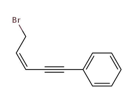 Molecular Structure of 568571-18-6 (Benzene, [(3Z)-5-bromo-3-penten-1-ynyl]-)
