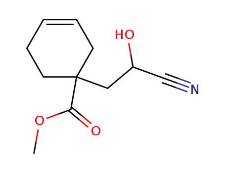 1-(methoxycarbonyl)-α-hydroxy-3-cyclohexene-1-propanenitrile