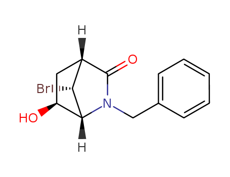 (1R,4R,6S,7R)-7-bromo-6-hydroxy-2-benzyl-2-azabicyclo[2.2.1]heptan-3-one