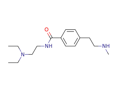 N-(2-diethylaminoethyl)-4-(N'-methyl-2-aminoethyl)benzamide
