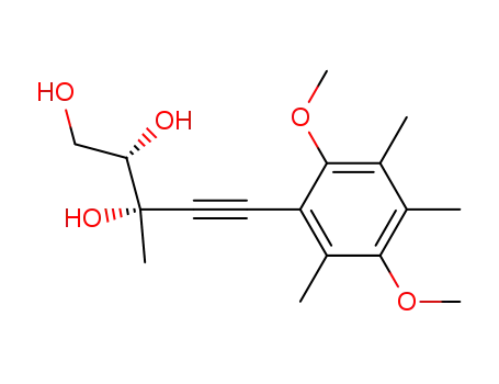 (2S,3S)-5-(2,5-dimethoxy-3,4,6-trimethylphenyl)-3-methylpent-4-yne-1,2,3-triol