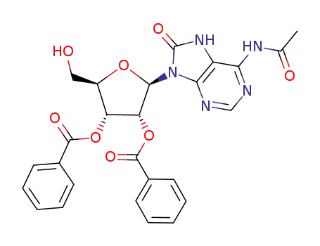 6-N-acetyl-2',3'-di-O-benzoyl-8-oxoadenosine