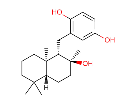2-[[(1S,4aβ)-Decahydro-2β-hydroxy-2,5,5,8aα-tetramethylnaphthalen-1α-yl]methyl]-1,4-benzenediol