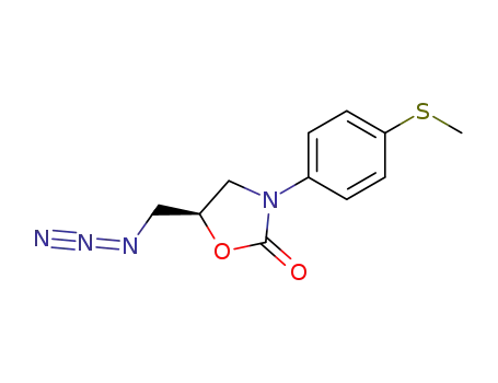 (R)-<3-<4-(methylthio)phenyl>-2-oxo-5-oxazolidinyl>methyl azide