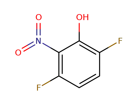 Molecular Structure of 139548-97-3 (2,5-Difluoro-6-nitrophenol)