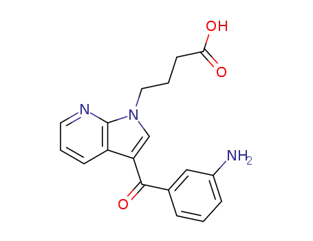 4-[3-(3-aminobenzoyl)-1H-pyrrolo[2,3-b]pyridin-1-yl]butyric acid