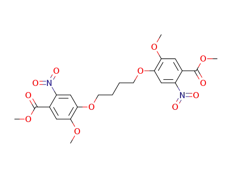 Benzoic acid, 4,4'-[1,4-butanediylbis(oxy)]bis[5-methoxy-2-nitro-,
dimethyl ester