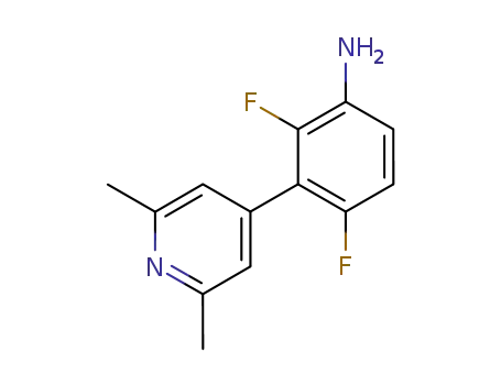 2,4-difluoro-3-(2,6-dimethyl-4-pyridinyl)benzamine