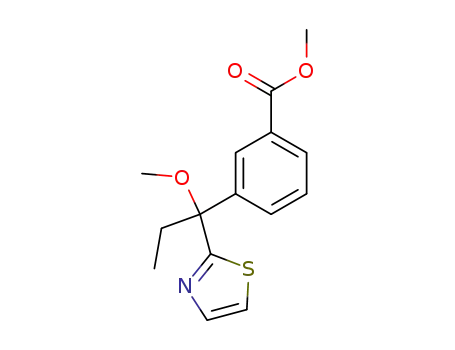 methyl 3-<1-methoxy-1-(thiazol-2-yl)propyl>benzoate