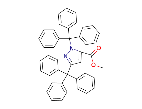 Methyl 1,3-bis(triphenylmethyl)-1H-pyrazole-5-carboxylate