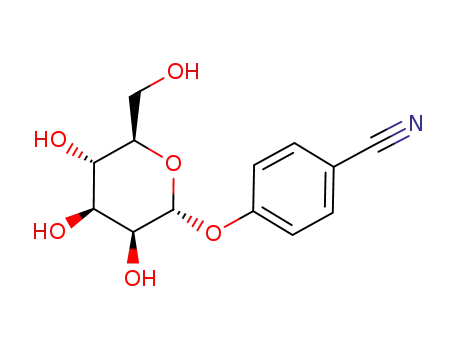 4-[(2R,3S,4S,5S,6R)-3,4,5-trihydroxy-6-(hydroxymethyl)tetrahydropyran-2-yl]oxybenzonitrile